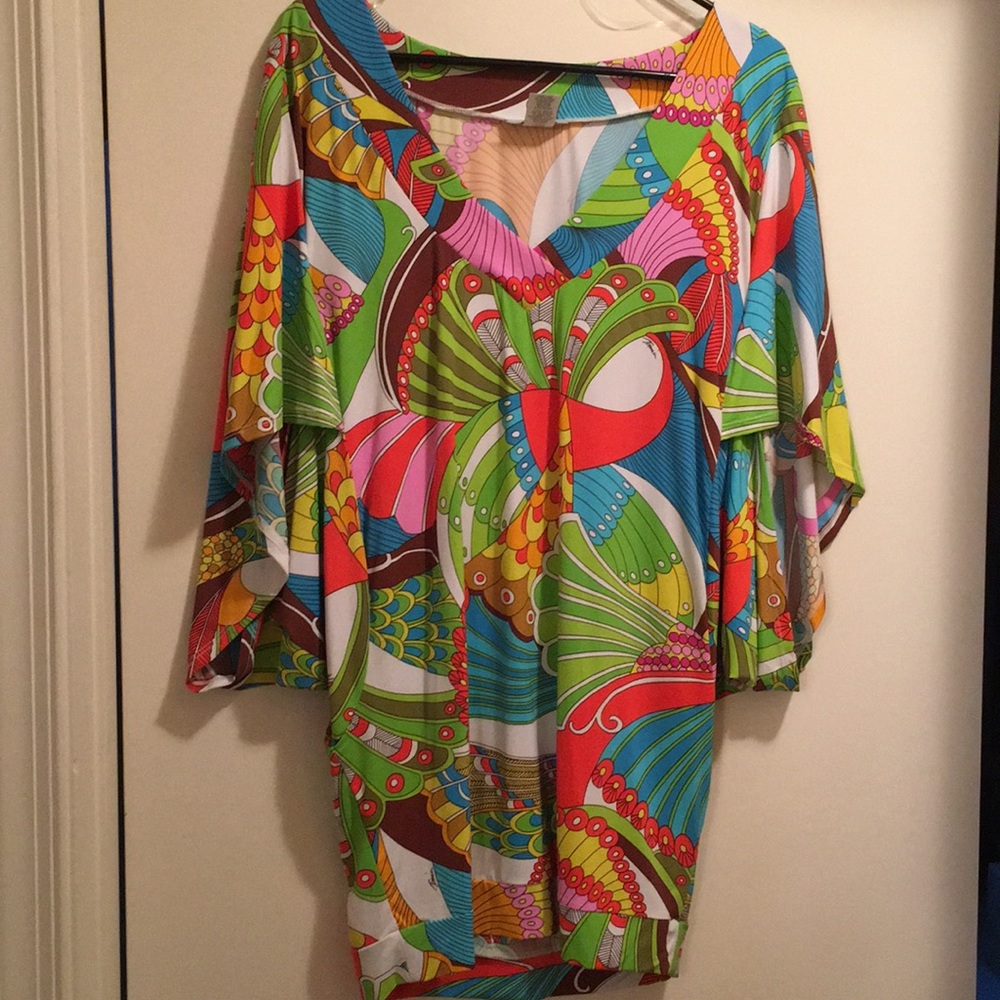Trina Turk Beach Cover Up/Flowy Top, size M